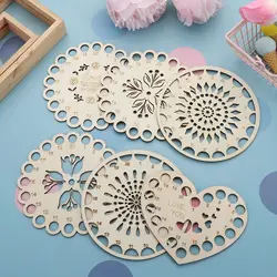 Hot New Wood Embroidery Floss Organizer Cross Stitch Needle Thread Storage Holder Finishing Tools DIY Crafts Sewing Accessories