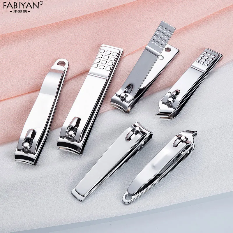 Stainless Steel Nail Art Clipper Cutter Professional Manicure Trimmer Finger Toe Nipper Knife Silver Pedicure Fingernail Tools