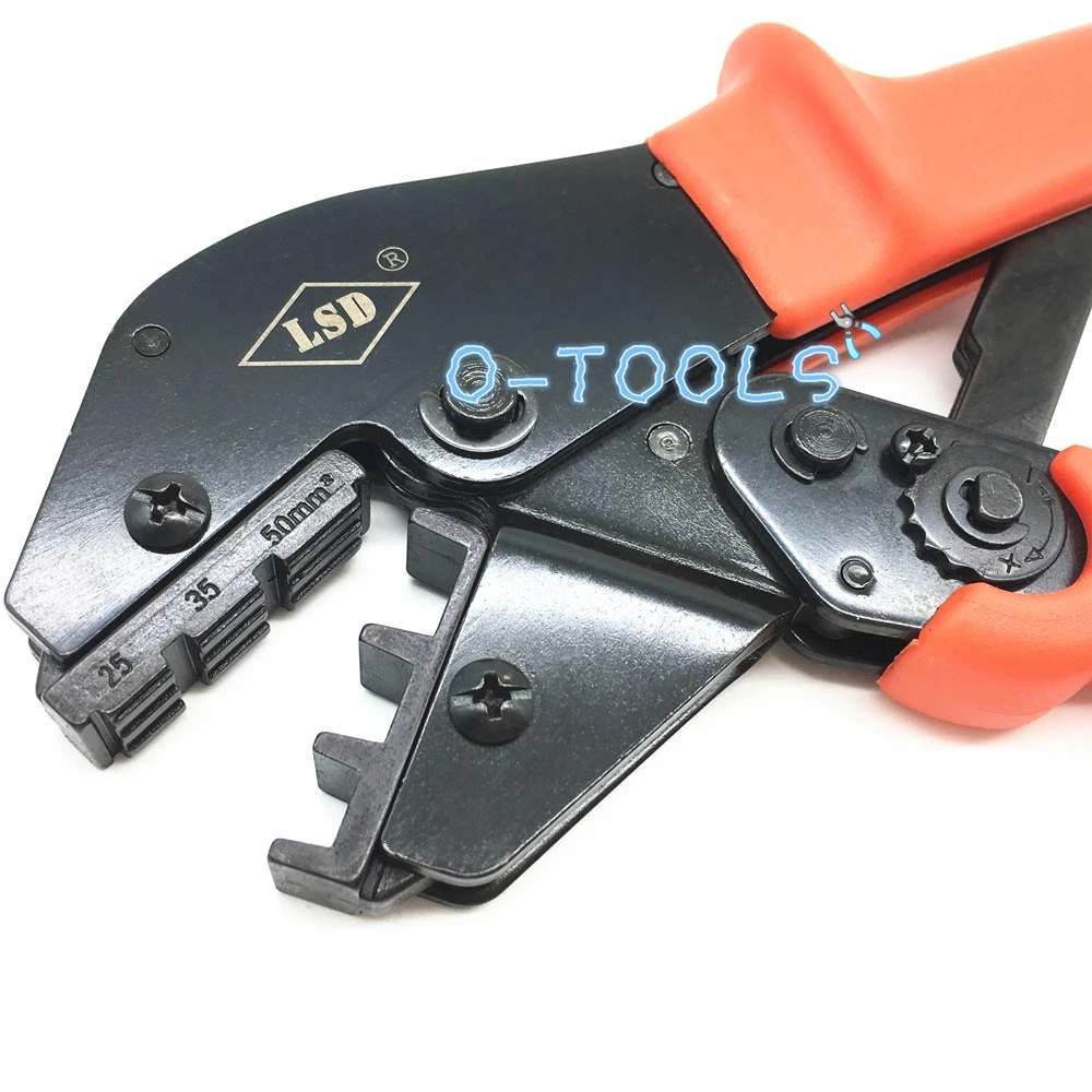 Wire cord end sleeves crimping tools AP-2550GF crimper crimp pliers for cable ferrules 25-50mm2 4-1AWG electric hand tool