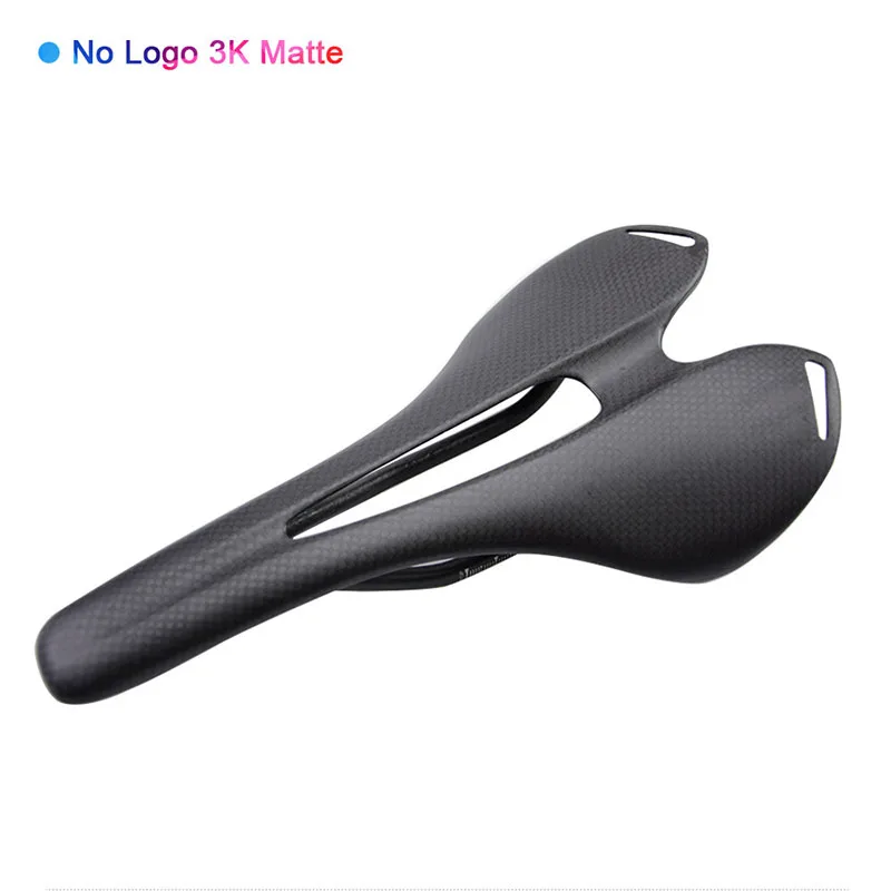 DODICI ไม่มีโลโก้ Ultralight คาร์บอนไฟเบอร์ Mountain Road Saddle จักรยานอาน Dead Fly อานขี่อุปกรณ์