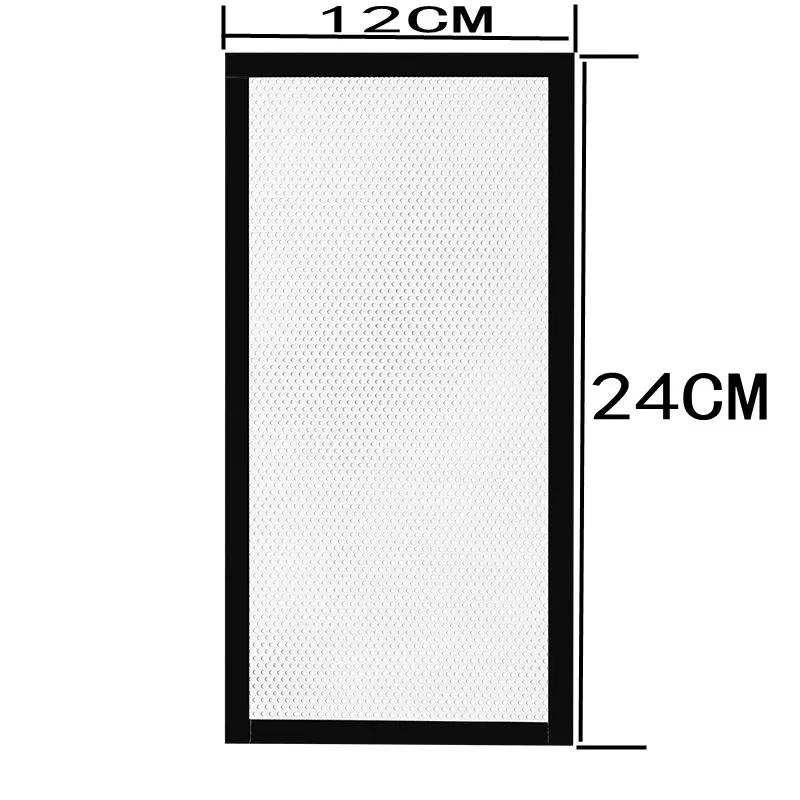 Dust screen of computer case with magnetic suction 12 * 24cm dust-proof filter protection components