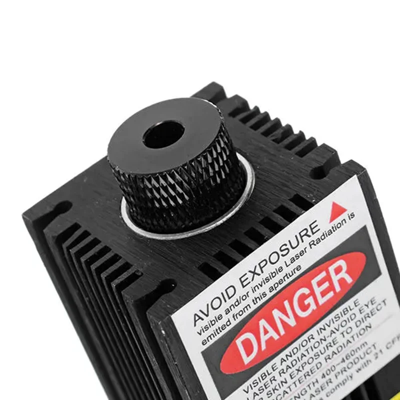 FA02-2300 405nm 2300mW modulo Laser blu DC 12V dissipatore di calore ventola di raffreddamento incisore Laser fai da te per EleksMaker