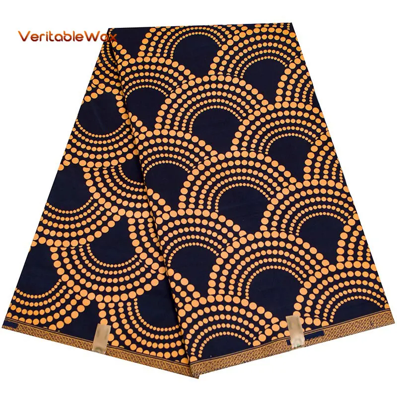 Wholesale price! High Quality African prints fabric 2022 Ankara wax real wax Nigerian wax 6 yards/pcs 100% polyester fp6390