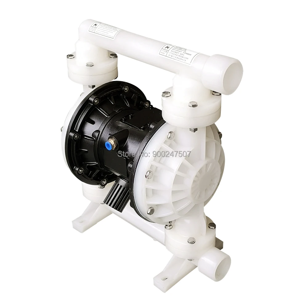 

Air Operated Double Diaphragm Pump 1/2" 19 L/min PP Rubber Diaphragm Optional for Chemical Industrial Water Treatment