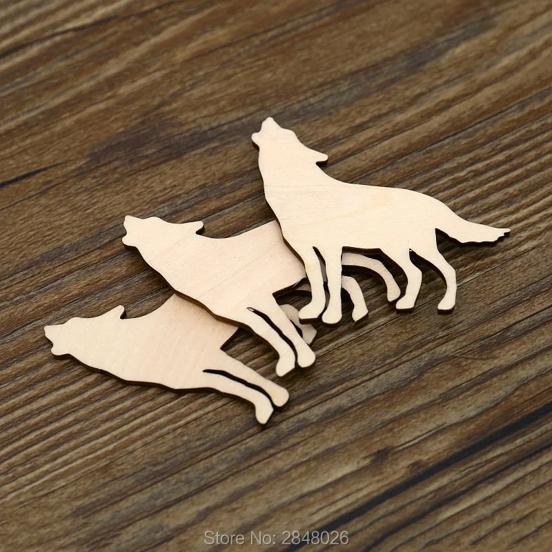 

Wooden wolf Laser Cut, wood cutout, plywood figure, sizes shape Ornaments Craft Decoration Decoupage Unpainted