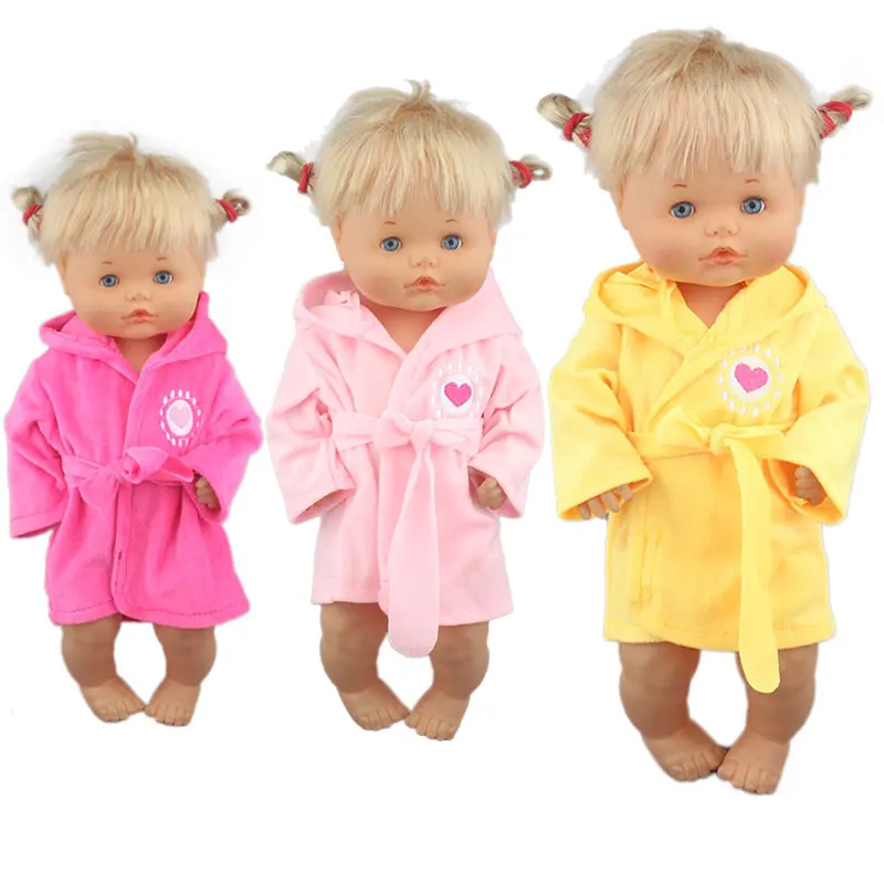 Lovely Bathrobe suit For 42 cm Nenuco Doll 17 Inches Baby Doll Clothes