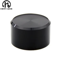 Aluminium volumeknop 38mm diameter 22mm hoogte 1 stuks HIFI audio vervanging voor versterker potentiometer met 6mm gat schroeftype