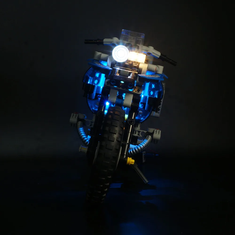 EASYLITE – Kit d'éclairage LED pour motos 42063, jouets de bricolage, blocs de briques uniquement, Mode non inclus