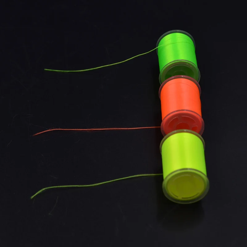 Fly Tying Threads para Ninfas, Linha de Poliéster Multi Filamento para Truta e Grayling, 4 Opcionais UV, Cores Fluo, 100D, Moscas Secas