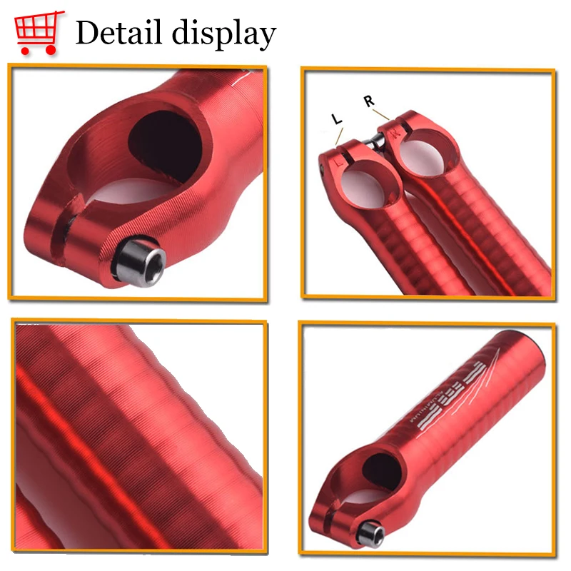 Guidon VTT Aluminium – Corne De Taureau – 42cm – Remplacement Vélo – Neuf