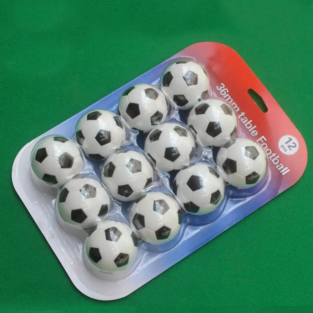 12Pcs Soccer Balls Toy Superior Material Maneuver Easily Teamwork Ability Standard Football Tables Mini Soccer Balls for Family