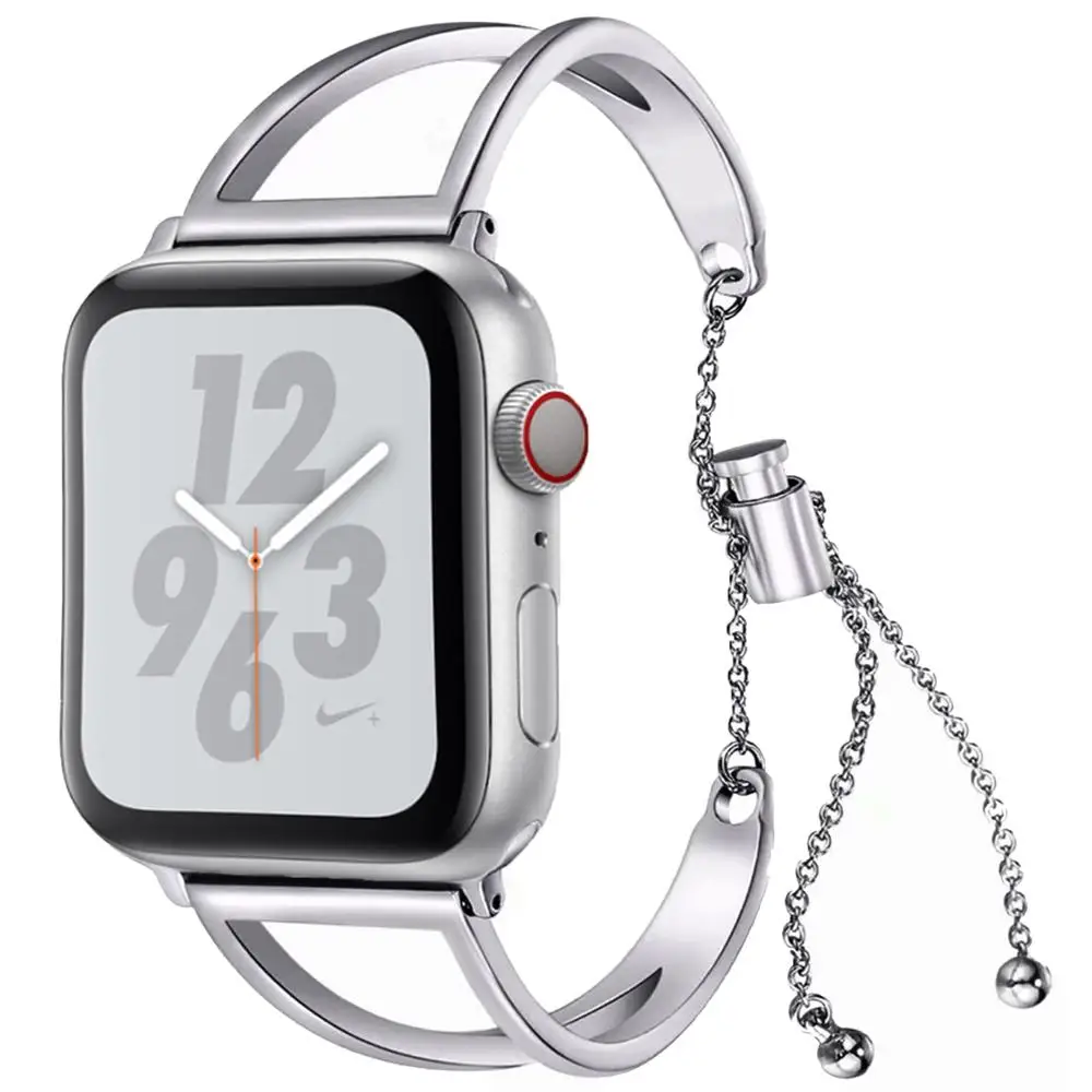 For Apple watch 6 5 4 3 2 38 40 41mm metal stainless steel watchband  series 8 7 SE accessories bracelet 42 44 45 49mm strap