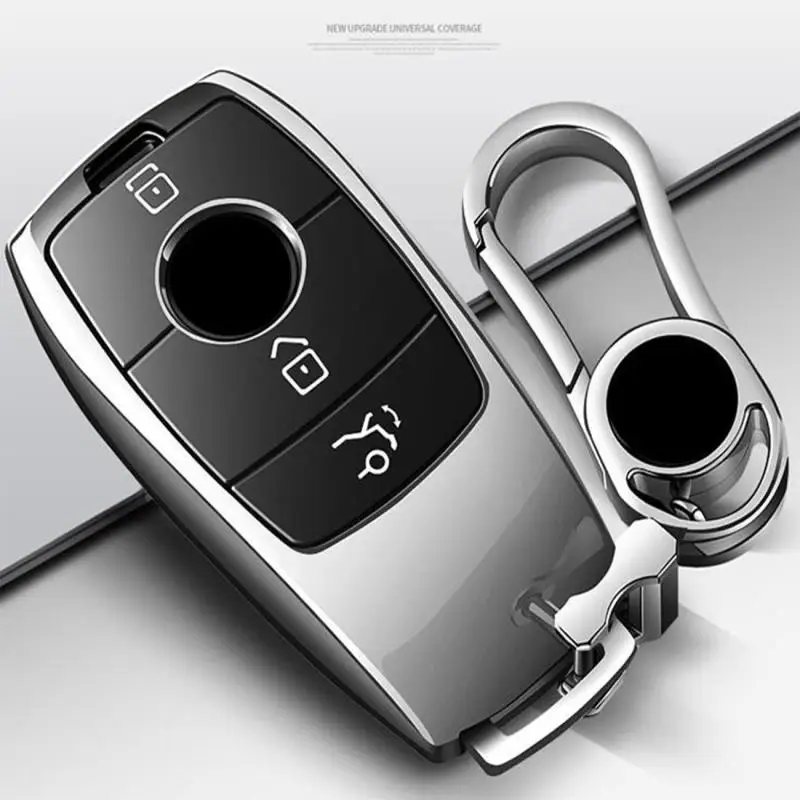 Car Remote Key Case Shell Cover TPU For Mercedes Benz E Class W213 E200 E260 E300 E320 Protective Key Cover Fob Holder