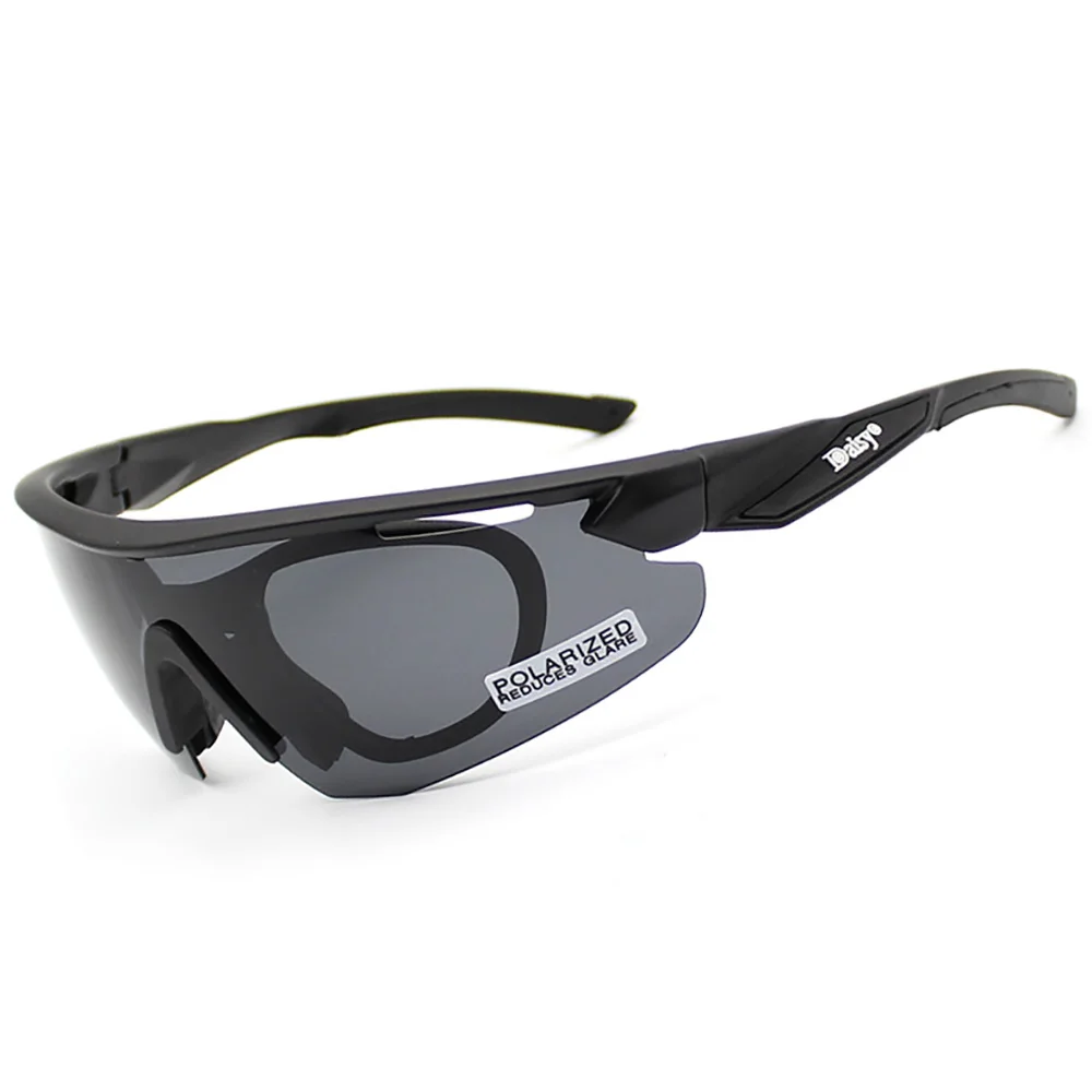 Daisy X7 polarized Sunglasses Tactical Goggles Men Polarized C5 Glasses Kit War Game Shooting Goggles Outdoor Cycling Gafas