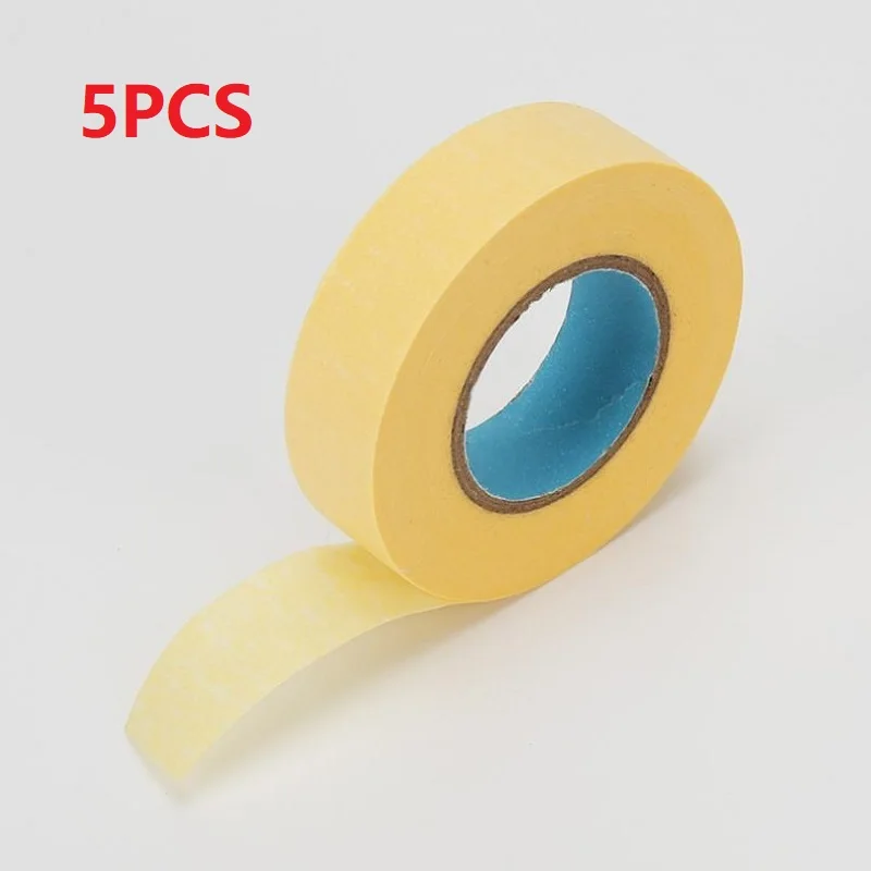 

5pcs Model coloring tool Masking Tape spray paint for decoration pater tape Automotive Refinish Color separation tape 25 meter