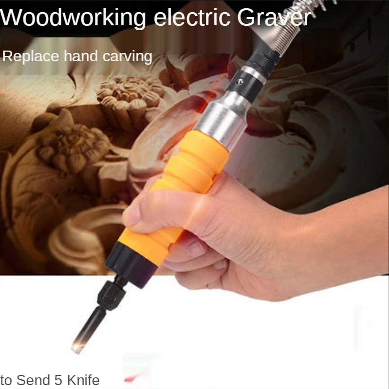 Electric Woodworking Carving Knife Woodware Processing Tools Electric Carving Machine Woodworking