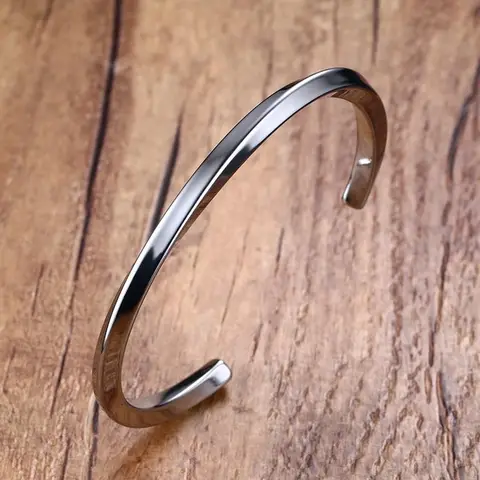 Vintage Mobius Stainless Steel Bangle VNOX