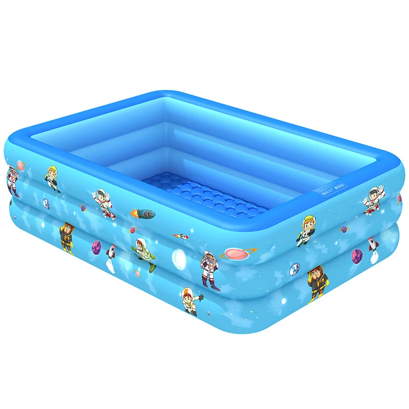 Indoor Game120/130/150/180/210Cm Rectangular Inflatable Swimming Pool Paddling Bathing Tub Outdoor Summer For Kids Children Pool