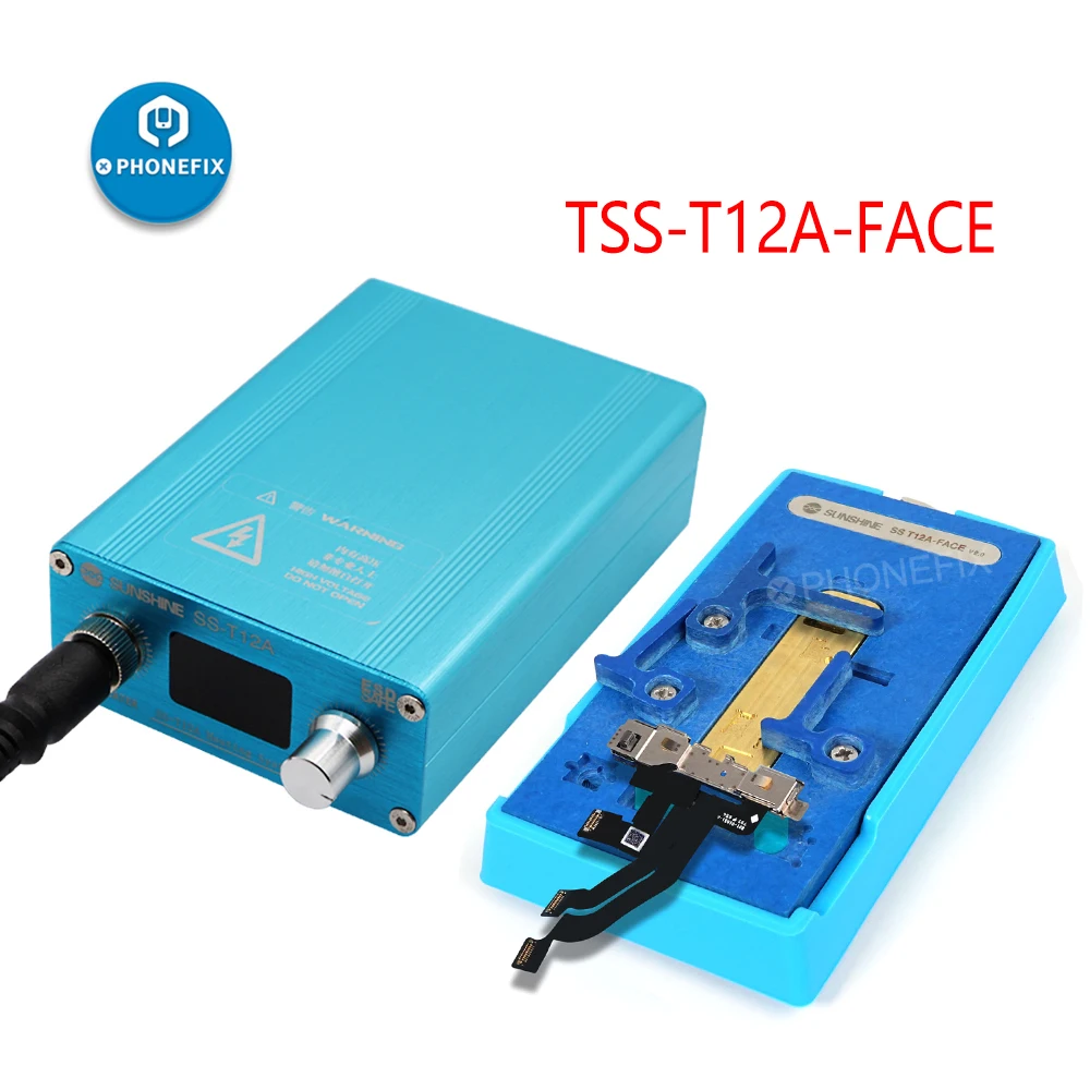 T12A Face ID stazione di riscaldamento + FACE ID V2.0 scanalatura di riscaldamento per iPhone cavo distanza sensore dissaldatura riparazione preriscaldatore scheda madre