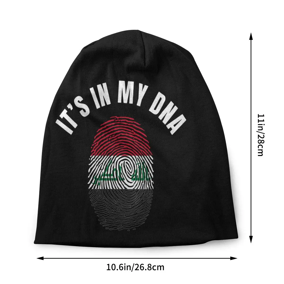 Iraq Flag Skullies Beanies Hats Cool Outdoor Men Women Cap Autumn Winter Warm Multifunction Bonnet Knit Hat