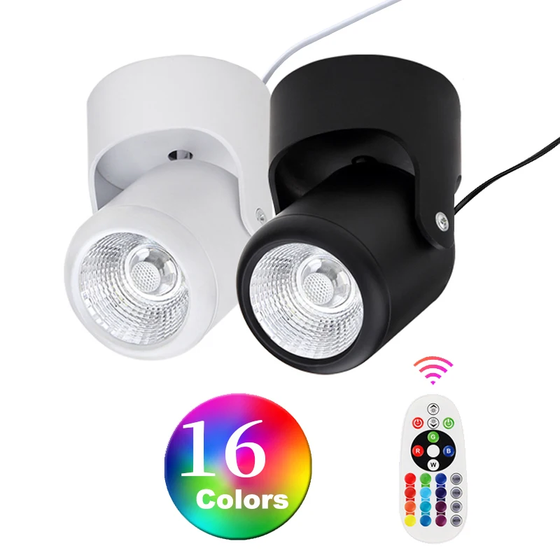 

18W LED Selfie Background Atmosphere Light Remote Control RGB 16-Color Plug-In Lamp KTV