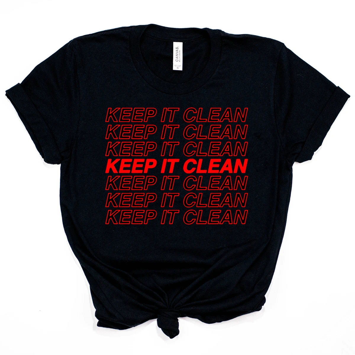 Camiseta de "Keep It Clean", divertida, lávate las manos, separación Social, camisetas de antinueblas antisexuales, camiseta introvertida, 2020