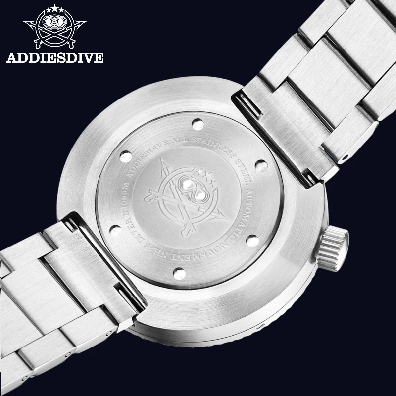 Addies Dive Men\'s Fashion Watch 1000m Diving Super Luminous 316L Stainless Steel Watch Sapphire Crystal NH35 Automatic Watches