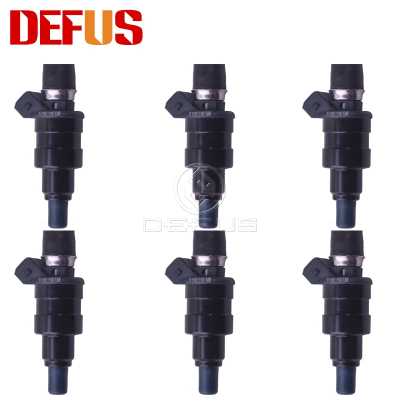 

DEFUS 6PCS 0280150166 Tail Fuel Injector Bico Nozzle for Jaguar Nissan280 ZX ZXT XJ fuel injectors 028 015 0166 Injection New