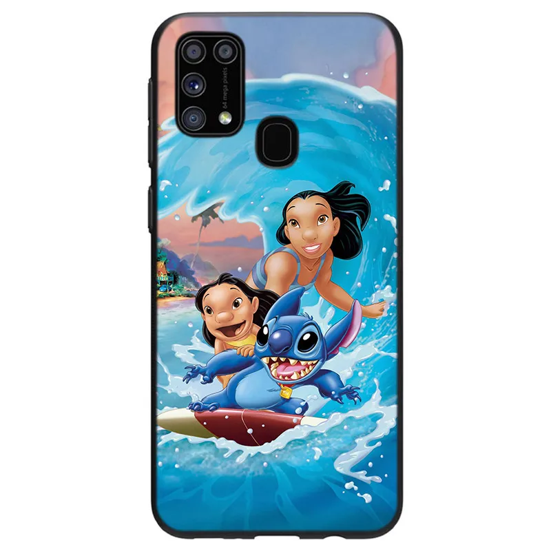 Lilo Stitch Cartoon For Samsung Galaxy Note 20 10 9 8 Plus Ultra Lite M31 M31S M10 M20 M02 M30 M40 Soft Phone Case