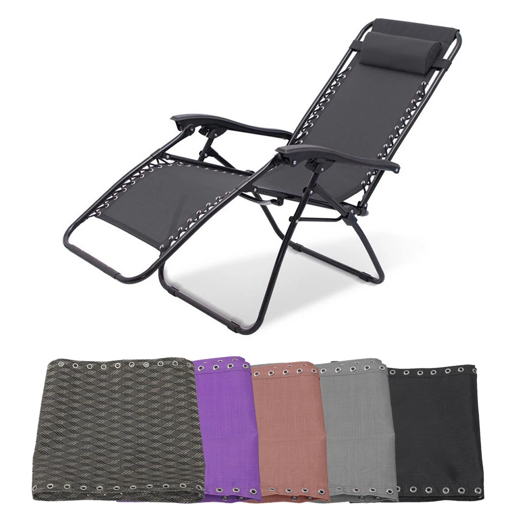 Tissu de remplacement universel pour chaise zéro gravité, Patio, salon, canapé inclinable, toutes les chaises Standard, 63x17 pouces