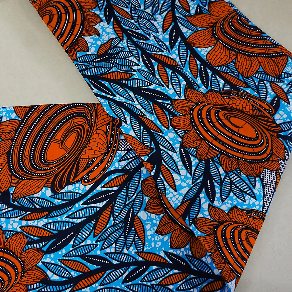 African Wax Printed Fabric Patchwork For Dress Sewing Crafts DIY Material 100% Cotton  Breathable Tissu High Quality Fabric