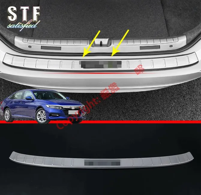 

Протектор для порога заднего бампера из нержавеющей стали для Honda Accord MK10 2018 2019