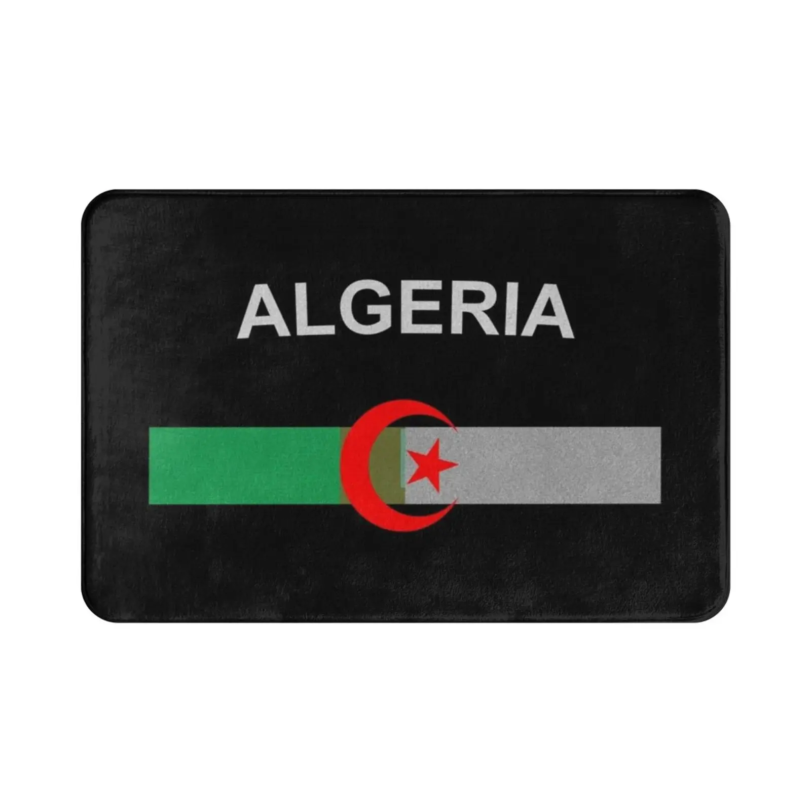 Algerian Flag Algeria Carpet Mat Rug Cushion Soft Algerie Algérie Algeria Algerian Algérien Algérienne Dzair Dzayer