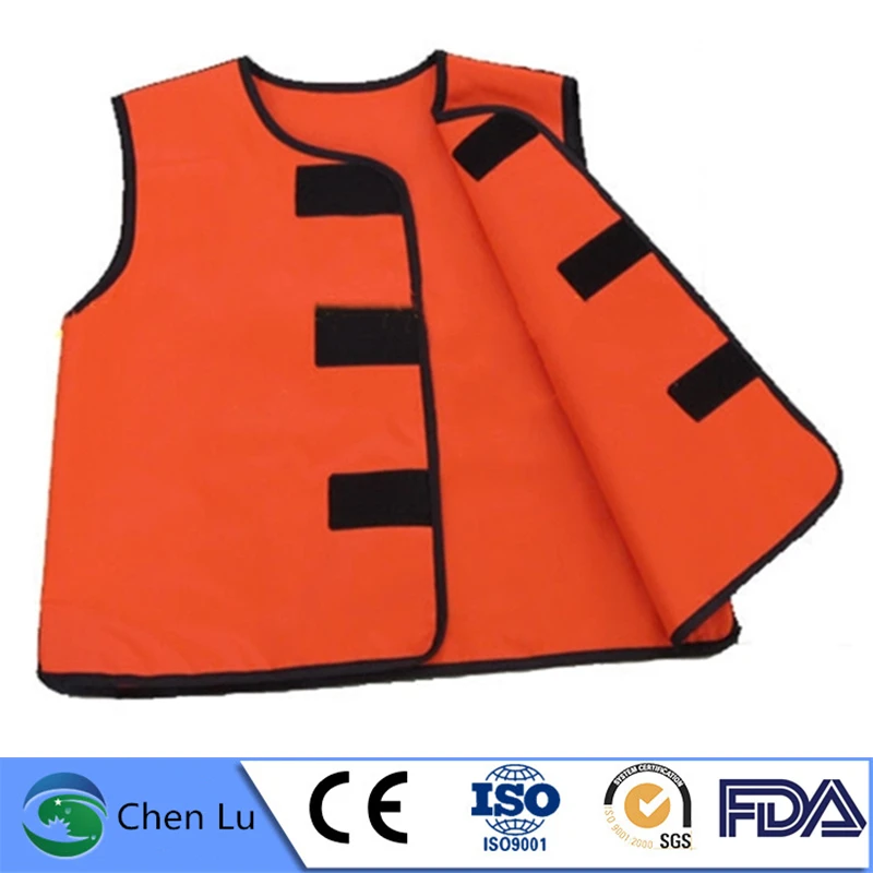 Direct selling x-ray gamma ray radiation protective 0.5mmpb lead short vest radiological protection waistcoat