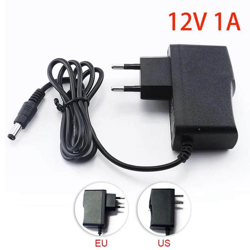 12V 1A 1000mA 100-240V AC to DC Power Adapter Supply Charger Charging adapter for CCTV Camera LED Strip Light US/EU/AU Plug L19