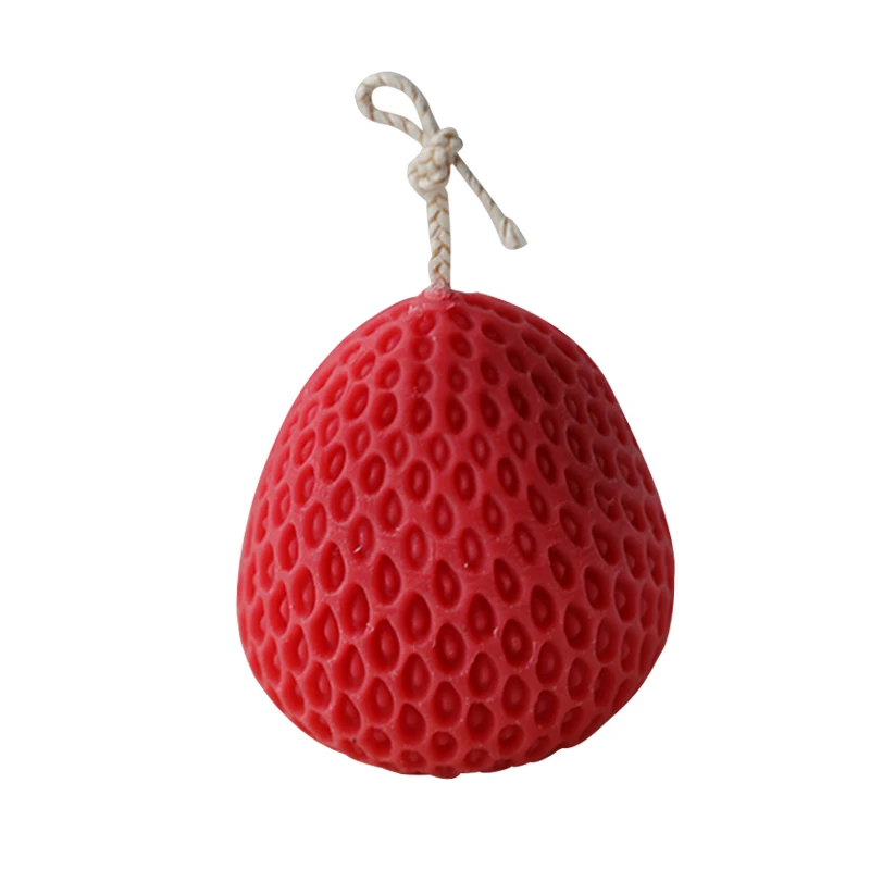 3D Strawberry Silicone Chocolate Cake Decoration Mold Simulation Food Candle Plaster Mini Mousse Strawberry