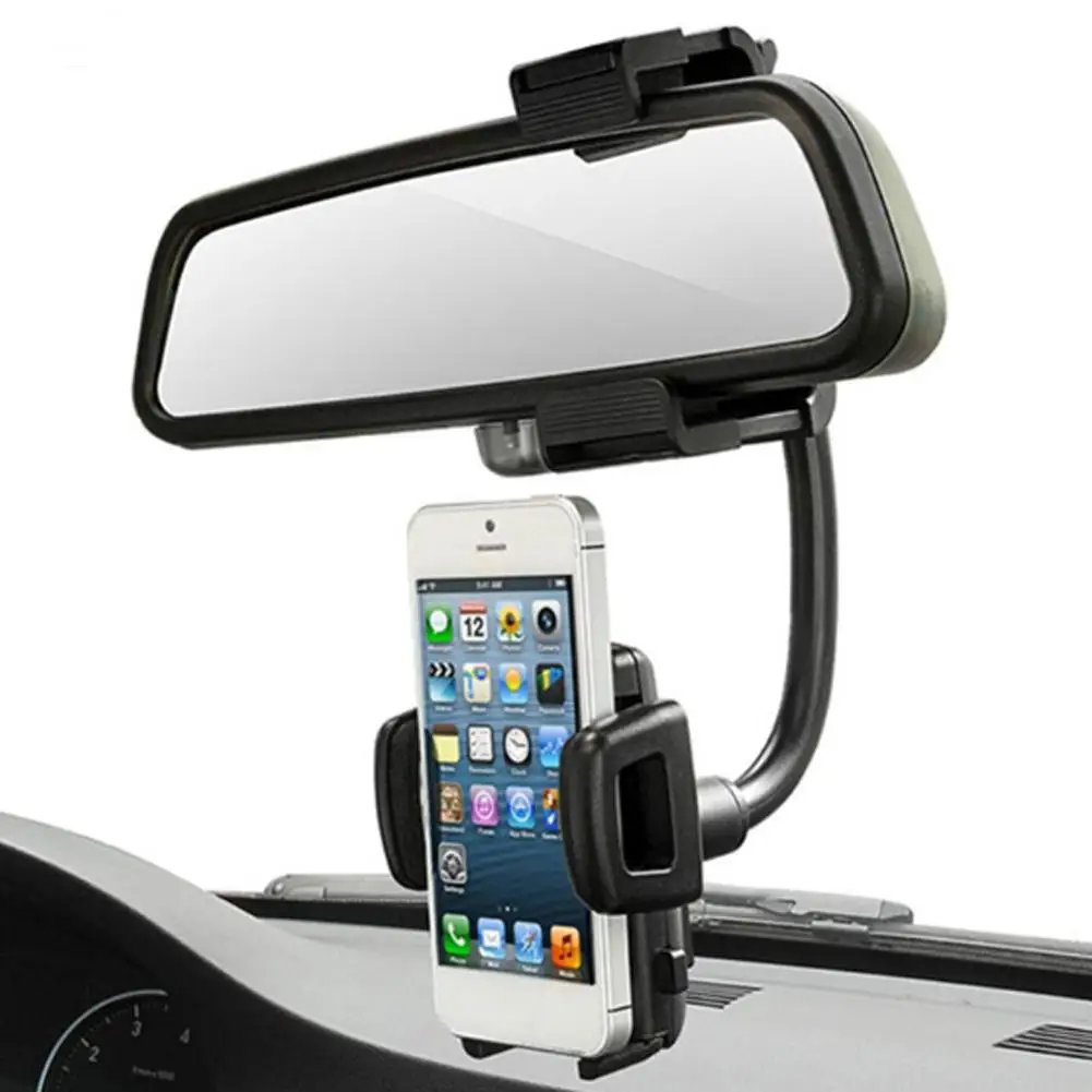 Car Rearview Mirror Phone Multi Holder Driving Recorder Fixing Clip Bracket Car Universal Phone Holder