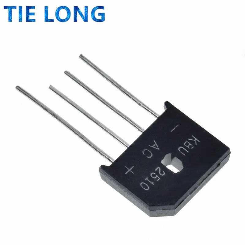 5PCS 25A 1000V Diode Bridge Rectifier KBU2510