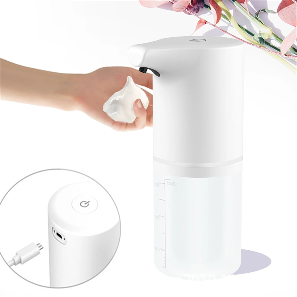 USB Charging Automatic Induction Liquid Soap Dispenser Smart Sensor Foam Soap Dispenser Auto Touchless Hand Sanitizer Dispenser