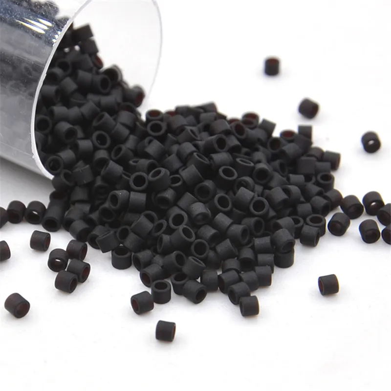 1,6 mm Imitation Delica Glasperlen 10 g/Rohr 2000 Stück mattierte matte Farbe Rocaillesperle für handgefertigten Schmuck DIY Bekleidungszubehör – Detail 4