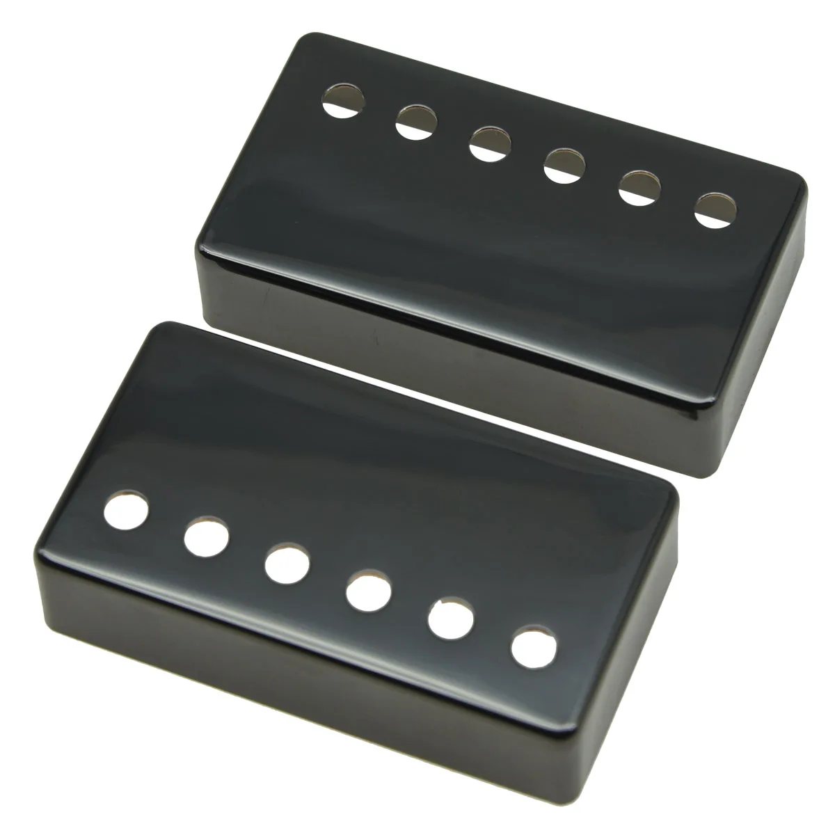KAISH Set of 2 Humbucker Guitar Pickup Cover Brass Humbucker Pickup Covers 49.2mm/52mm Pole Spacing Fits most Gibson Les Paul