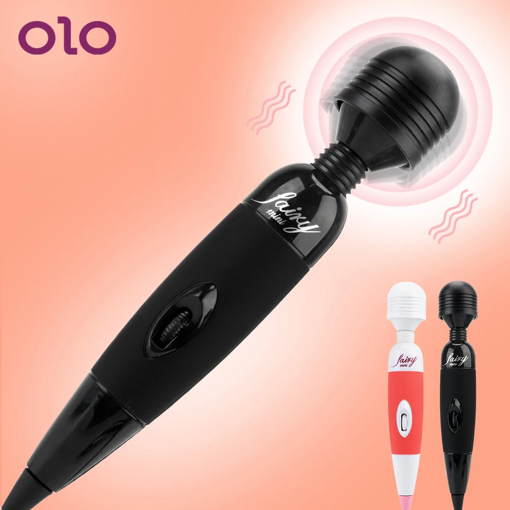 OLO Powerful AV Vibrator Multi-Speed Magic Wand Body Massage Machine Clitoral G-Spot Vibrators Adult Sex Toys for Women