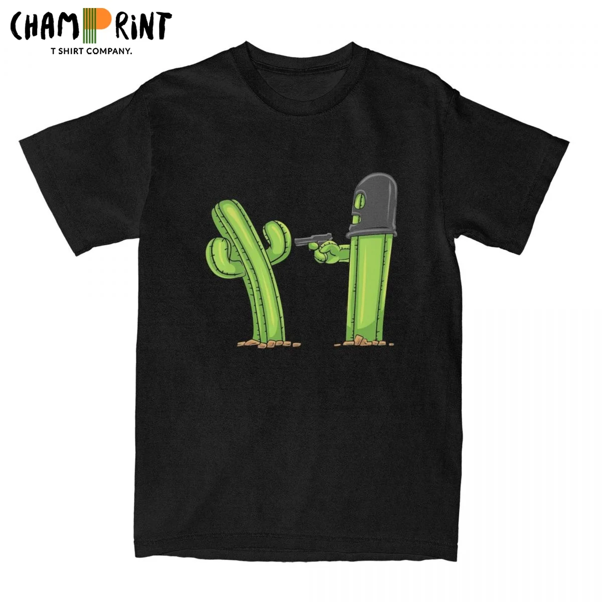 Men's T-Shirt Stickem Up Cactus Gardener Cacti Plant Funny Pure Cotton Tees Short Sleeve T Shirt Crew Neck Clothes Gift