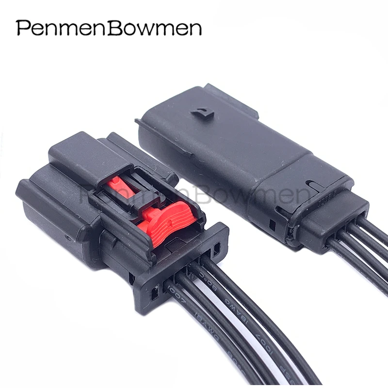 1 Set 4 Pin Car Light Lamp Ignition Coil Electrical Cable Connectors Wire Harness Plug For Ford Buick 33481-0401 33471-0401