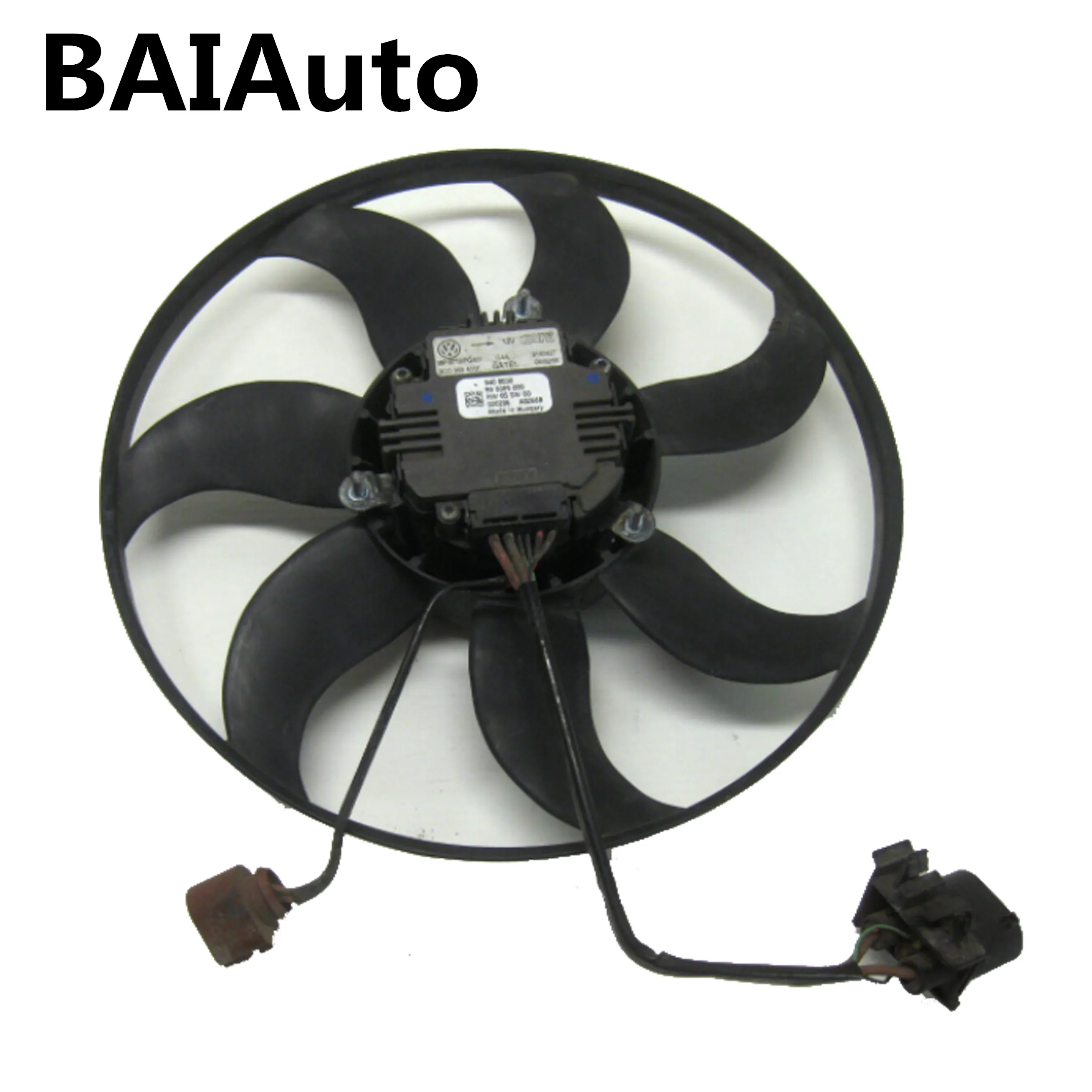 

3C0 959 455 G 100 236 0050 Radiator Cooling Fan Assembly For VW Rabbit Jetta Golf GTI Passat B6 Rated Power 200W 1K0959455DH