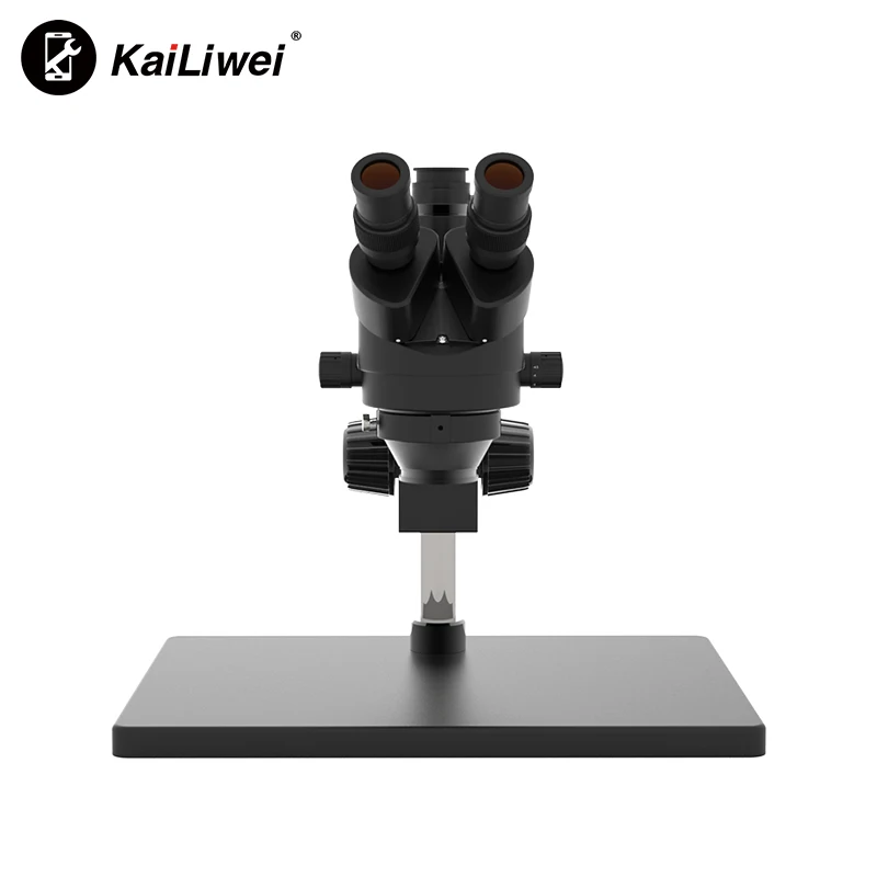 Imagem -06 - Kailiwei Large Platform Trinocular Stereo Microscópio Reparo do Telefone Móvel Inspeção Industrial