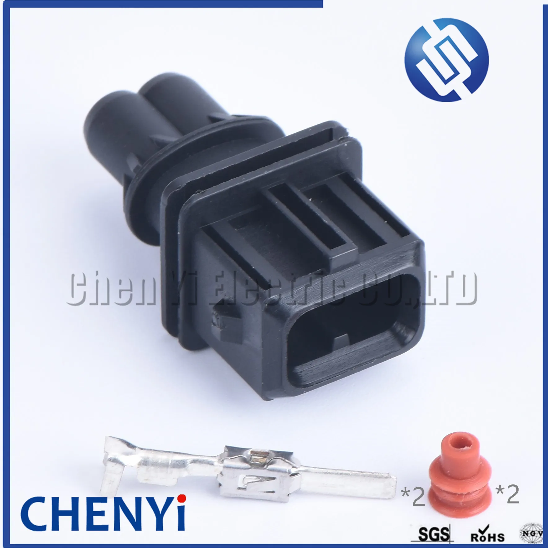 5 sets 2 Pin Waterproof Auto Wire Connector Knock Sensor Fuel Injector Plug For Mitsubishi MMC 4G91 4G92 4G93 Nissan PB185-02326