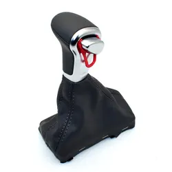 Auto Automatic Gear Shift knob boot For Audi A6 C6 A3 A4 B8 A5 Q5 Q7 2009 2010 2011 2012 2013 2014 8KD 713 139B