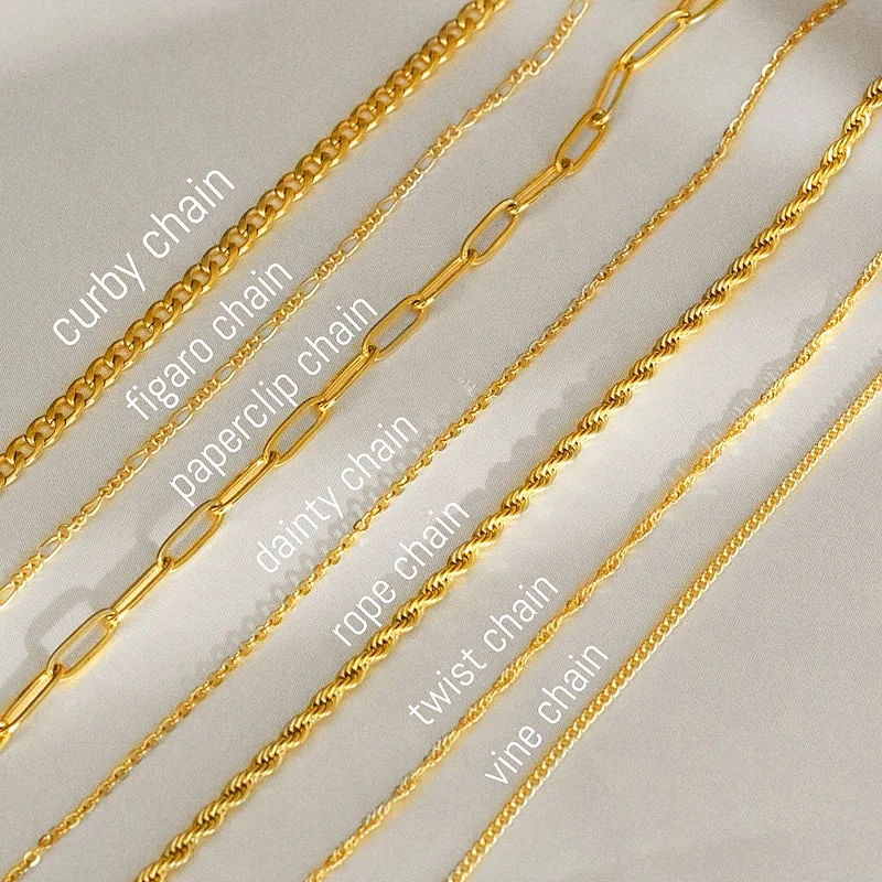 100% Stainless Steel Chain Necklace for Women Girls, Layered Clavicle Herringbone Choker Chain Necklaces Minimalism Jewelry