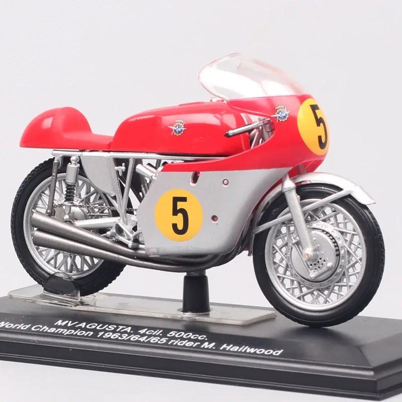 Итальянская модель в масштабе 1:22 MV Agusta 500cc чемпион мира 1963 No.5 Rider M.Hailwood GP гоночный литая мотоцикл модель велосипеда игрушка